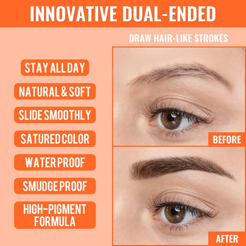 🌟 ✨ 4D Brow Pen – For Natural, All-Day Eyebrow & Eyeliner Perfection! 💁‍♀