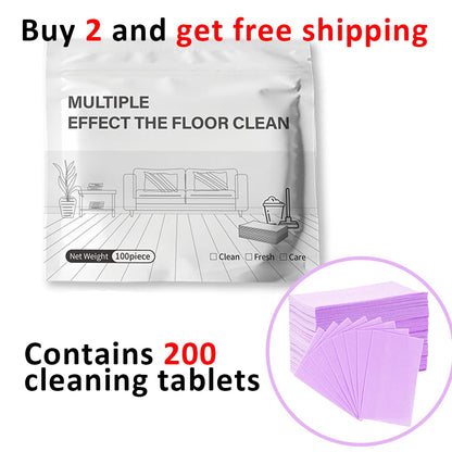 🧼Multi-Purpose Floor Cleaning Sheets – Concentrated Dissolvable Cleaning Tablets for Hardwood & Tile Floors