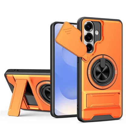💥🏆 Flash Sale: 49% OFF! Samsung Phone Case – Sliding Camera Cover, Rotatable Ring, Magnetic Mount