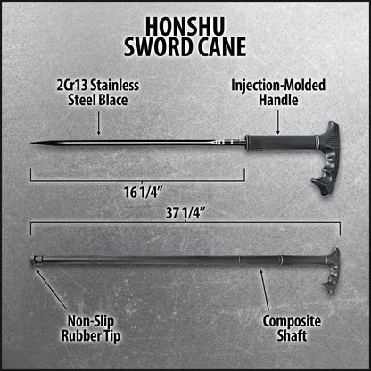 🔥Last Day Promotion - 70% Off - Honshu Sword Spike Cane