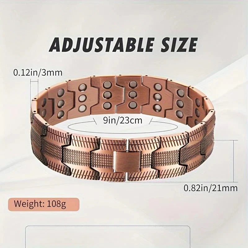 🔥Copper magnetic bracelet🔥--Relieve fatigue and promote blood circulation