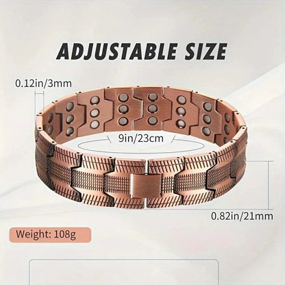 🔥Copper magnetic bracelet🔥--Relieve fatigue and promote blood circulation