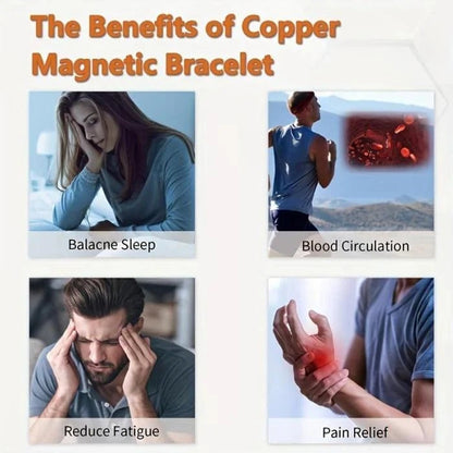 🔥Copper magnetic bracelet🔥--Relieve fatigue and promote blood circulation
