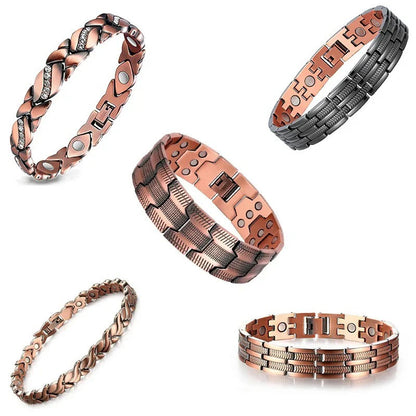 🔥Copper magnetic bracelet🔥--Relieve fatigue and promote blood circulation