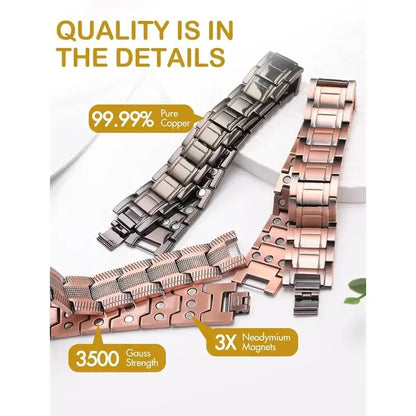 🔥Copper magnetic bracelet🔥--Relieve fatigue and promote blood circulation