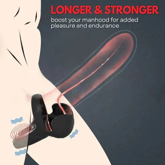 💥New on sale 2026 💞 Vibrating Electric Male Masturbation Lock Ring (Charging)