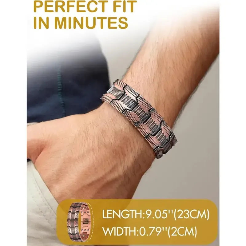 🔥Copper magnetic bracelet🔥--Relieve fatigue and promote blood circulation