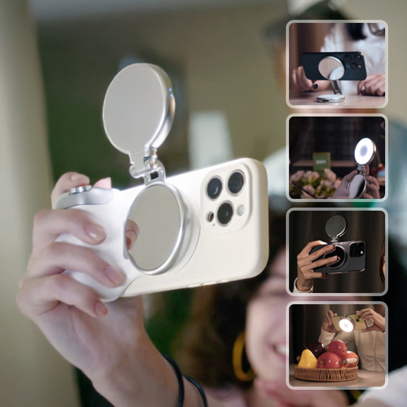 🎉Last day 50% off-Free shipping💥Photo fill light artifact💥💥 Magnetic Phone Camera Grip