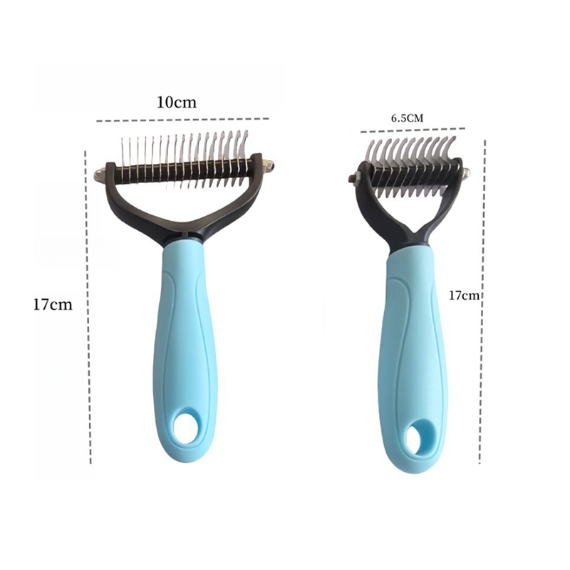 Dual-Sided Pet Grooming Comb for Dogs & Cats