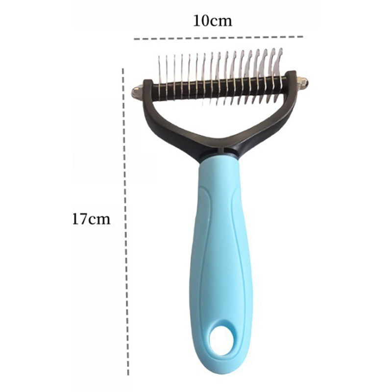 Dual-Sided Pet Grooming Comb for Dogs & Cats