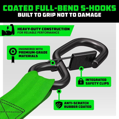 🔥 Father’s Day Sale 50% OFF 🎁 Perfect Gift – Retractable Ratchet Straps (2026 Upgraded Edition)