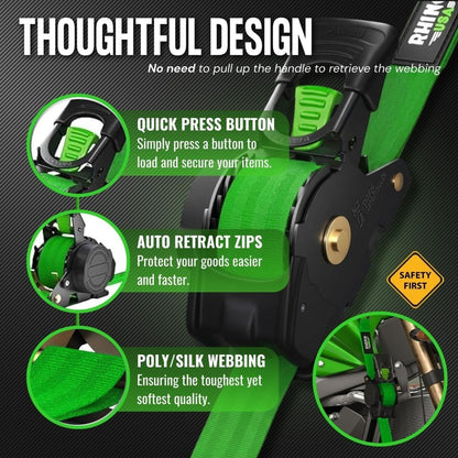 🔥 Father’s Day Sale 50% OFF 🎁 Perfect Gift – Retractable Ratchet Straps (2026 Upgraded Edition)