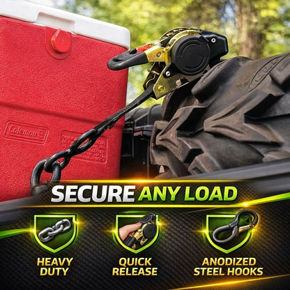 🔥 Father’s Day Sale 50% OFF 🎁 Perfect Gift – Retractable Ratchet Straps (2026 Upgraded Edition)